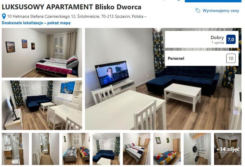 Luksusowy Apartament Przy Dworcu شتشيتسين المظهر الخارجي الصورة