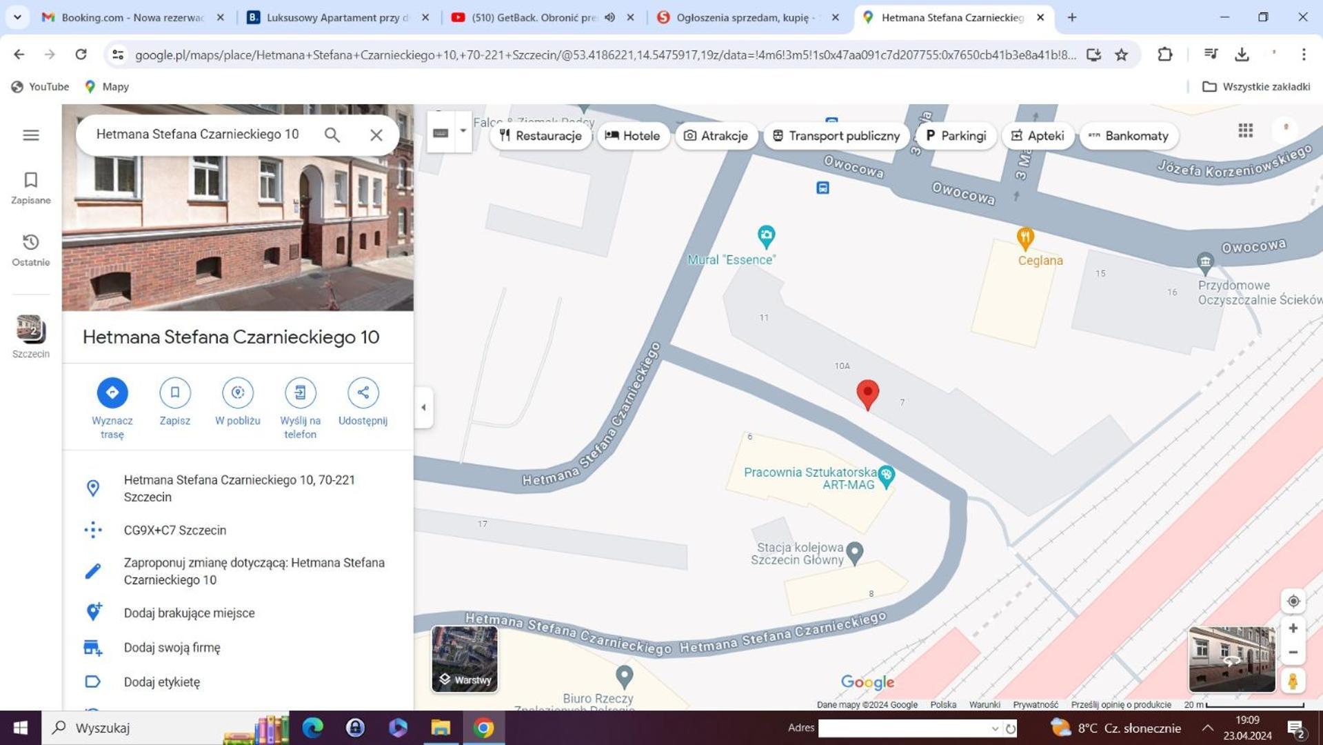 Luksusowy Apartament Przy Dworcu شتشيتسين المظهر الخارجي الصورة