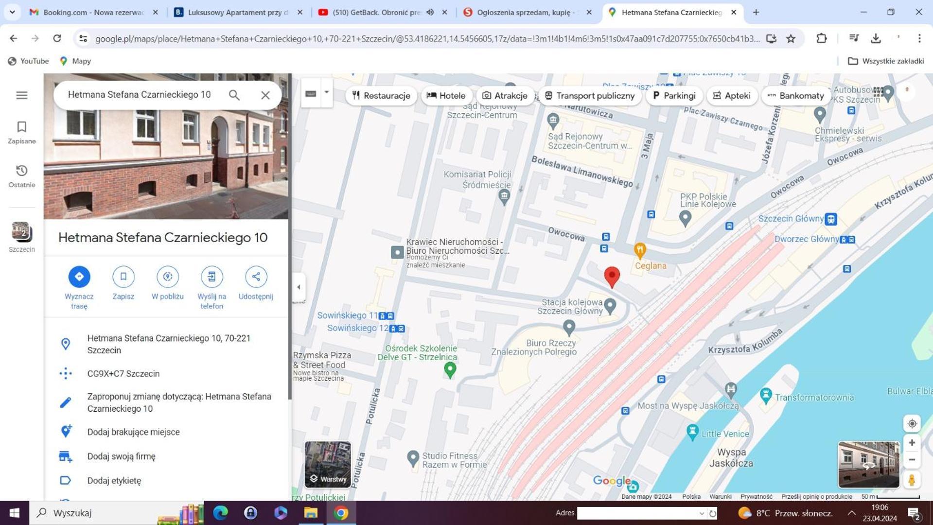 Luksusowy Apartament Przy Dworcu شتشيتسين المظهر الخارجي الصورة